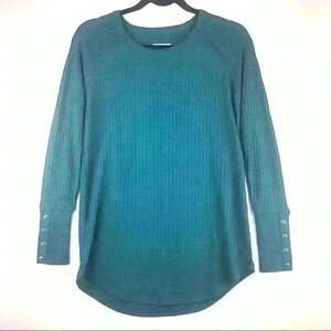 Chaser Blue Longer Sleeve Thermal Top Size: Small